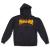 flame logo hoodie trasher black.jpg