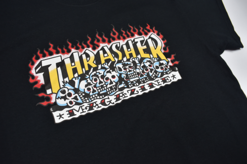 koszulka t-shirt thrasher krak skulls czarna 2.png