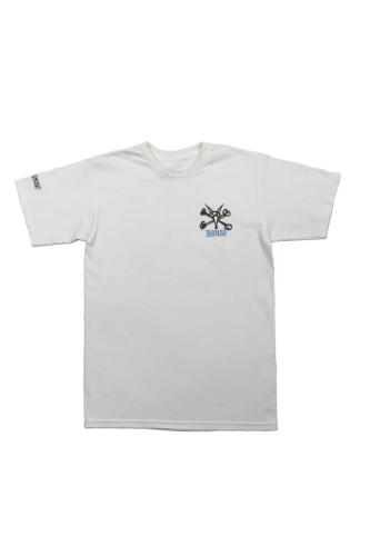 Koszulka T-shirt RAT BONES biała front.JPG