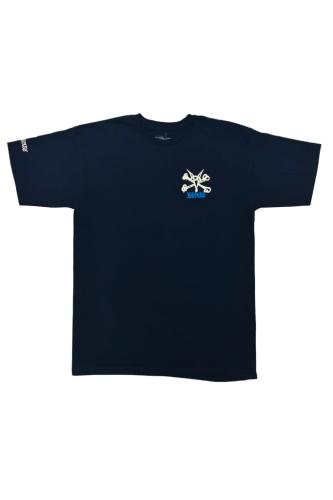 Koszulka T-shirt RAT BONES granatowa front.JPG
