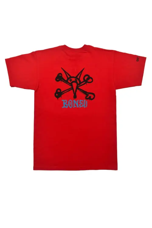 Koszulka T-shirt RAT BONES czerwona tył.JPG