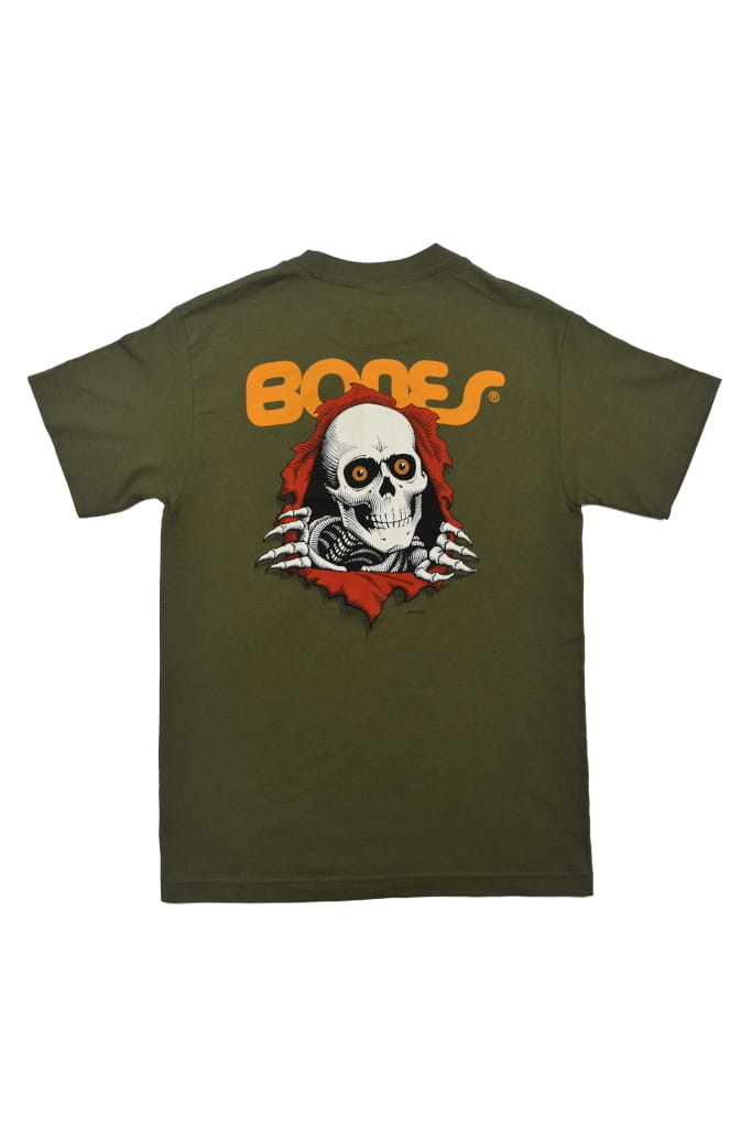 Koszulka T-shirt BONES RIPPER zielona tył.JPG