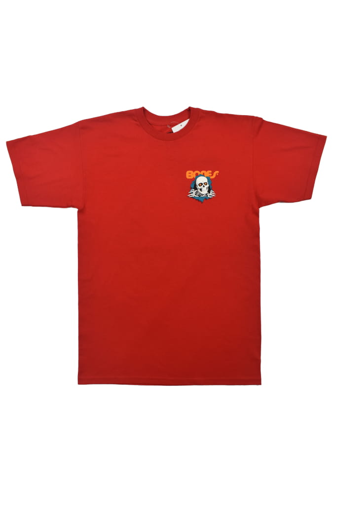 Koszulka T-shirt BONES RIPPER czerwona przód.JPG