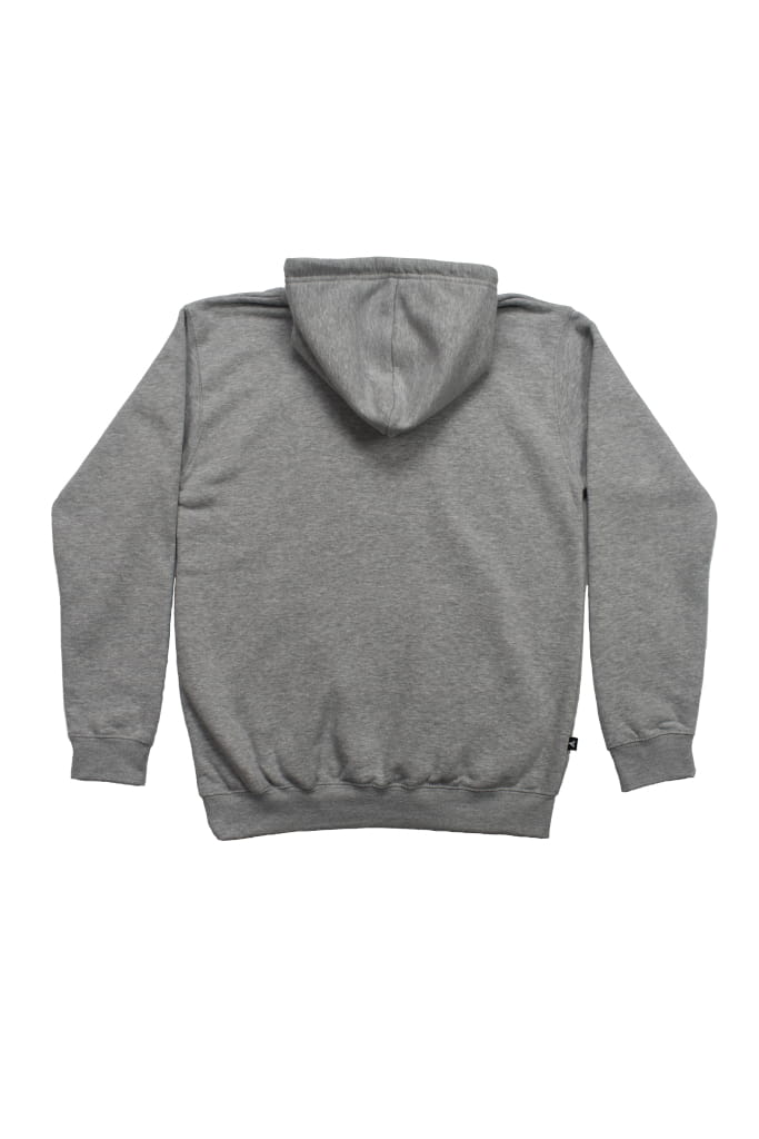 Bluza hoodie szary logo tył.JPG