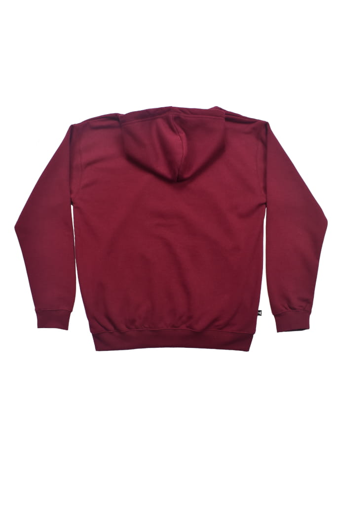 Bluza Zoodie burgund tył przypau.JPG