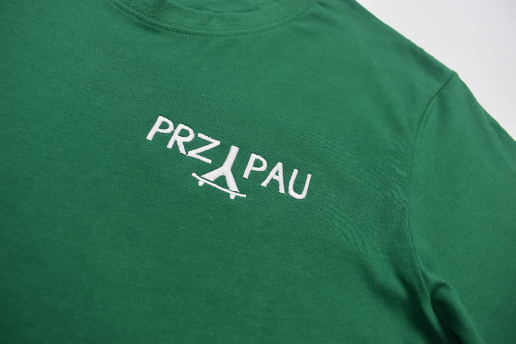 Koszulka t-shirt przypau logo zielona.JPG